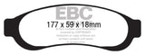 EBC 05-07 Ford F350 (inc Super Duty) 5.4 DRW 2WD Ultimax2 Rear Brake Pads - UD1067
