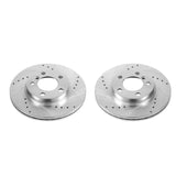 Power Stop 11-16 Mini Cooper Countryman Front Evolution Drilled & Slotted Rotors - Pair - EBR1411XPR
