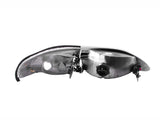 ANZO 1994-1998 Ford Mustang Crystal Headlights Chrome - 121262