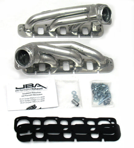 JBA 09-20 Chrysler 5.7L HEMI 1-3/4in Primary Silver Ctd Cat4Ward Header - 1964S-1JS