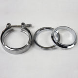 Granatelli 3.0in Mating Male to Female Flanges w/V-Band Clamp - 308530-1