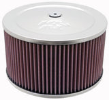 K&N Round Air Filter Assembly 5.125 in FLG / 9in OD / 6.375 in H w/ Vent - 60-1365
