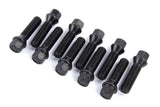 Dinan Lug Bolts - Cone Seat - M14x1.25 - 30mm - Black (Set of 10) - D220-0002