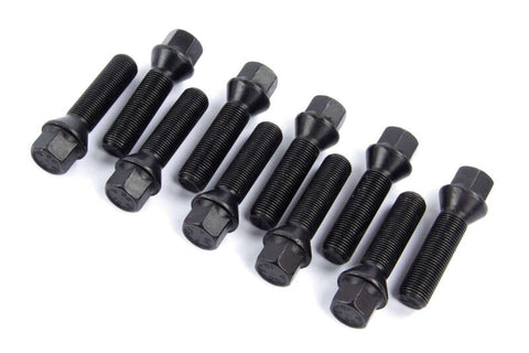 Dinan Lug Bolts - Cone Seat - M14x1.25 - 33mm - Black (Set of 10) - D220-0003