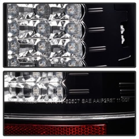 Spyder Ford Super Duty 08-15 Version 2 LED Tail Lights Black ALT-YD-FS07-LED-G2-BK - 5029188