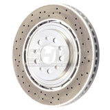 SHW 15-21 Maserati Ghibli 3.0L w/Sport Pkg Front Cross-Drilled Lightweight Brake Rotor (670030935) - MFX41561