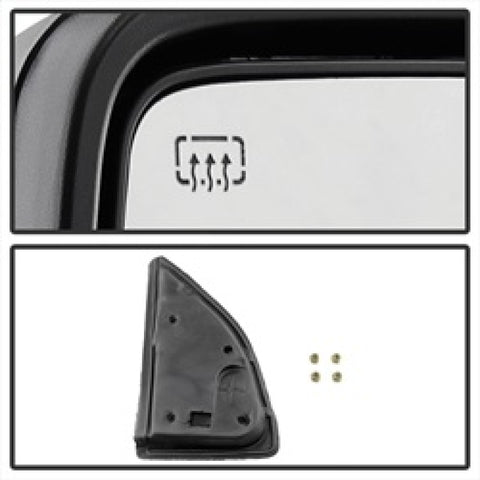 xTune Ford Superduty 08-15 L&R Extendable Power Heated Adjust Mirror Amber MIR-FDSD08S-PW-AM-SET - 9935756