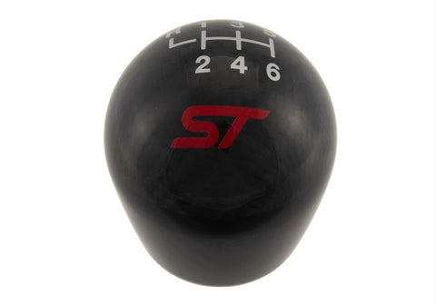 Ford Racing 13-17 Focus ST Black Carbon Fiber 6 Speed Shift Knob - M-7213-FSTCF