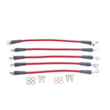 Power Stop 94-96 Chevrolet Impala Front & Rear SS Braided Brake Hose Kit - BH00036