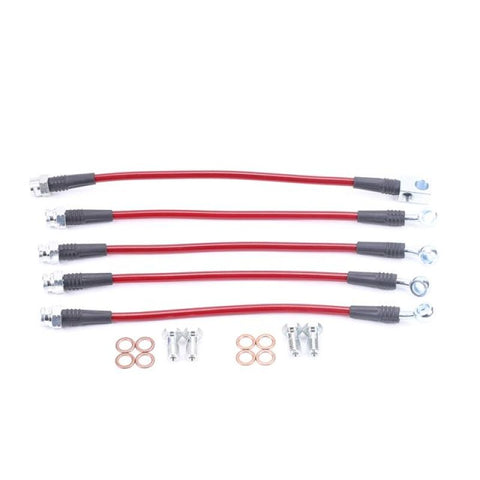 Power Stop 94-96 Chevrolet Impala Front & Rear SS Braided Brake Hose Kit - BH00036