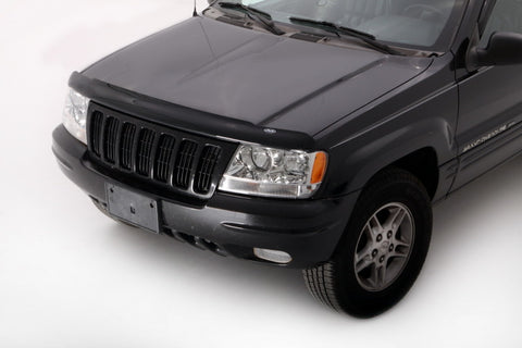 AVS 99-04 Jeep Grand Cherokee High Profile Bugflector II Hood Shield - Smoke - 25502
