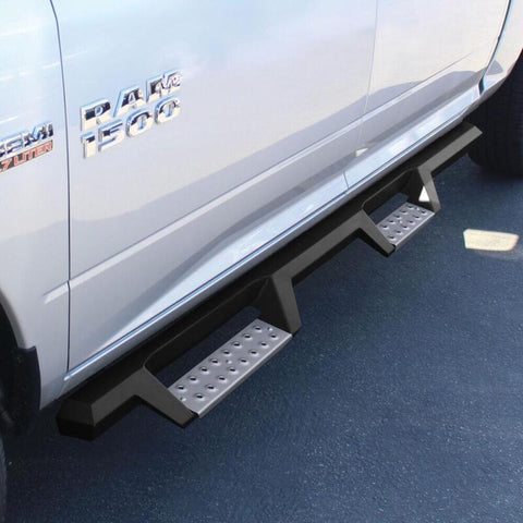 Westin 09-18 RAM 1500 Crew Cab HDX Stainless Drop Nerf Step Bars - Tex. Blk - 56-135652