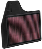 K&N Replacement Filter 11.438in O/S Length x 11.375in O/S Width x 1in H for 13 Nissan Altima 2.5L - 33-2478