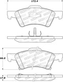 StopTech Street Brake Pads - 308.08570