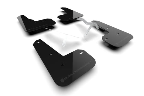 Rally Armor 23-24 Acura Integra Type S Black Mud Flap w/Dark Grey Logo - MF129-UR-BLK-DGRY