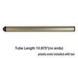 Vortex Racing Clip-On Standard Bar 10.875 Length- Silver - CLR001