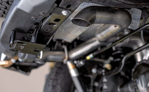MagnaFlow Cat Back 2018 Jeep Wrangler 2.0L Rock Crawler Series Single Exit Stainless Exhaust - 19428