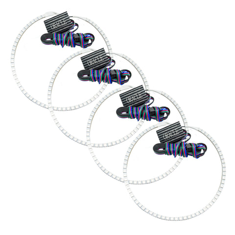 Oracle Jeep Grand Cherokee 05-10 Halo Kit - ColorSHIFT w/o Controller - 2335-334