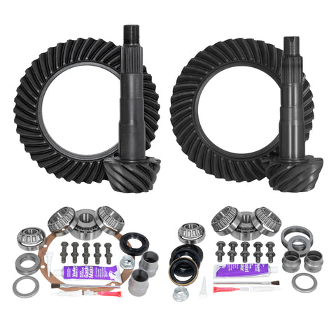 Yukon Gear Ring & Pinion Gear Kit Front & Rear for Toyota 8/8IFS Diff (A/T w/o E-Locker) 4.56 Ratio - YGKT004-456