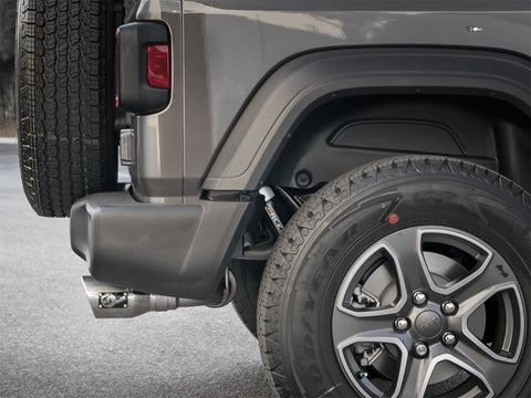 aFe Rebel Series 2.5in 409 SS Axle-Back Exhaust w/ Polished Tips 2018+ Jeep Wrangler (JL) V6 3.6L - 49-48067-P