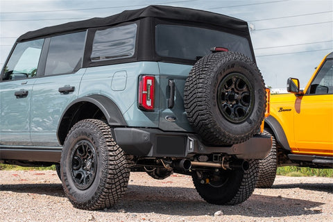 Corsa 21-25 Ford Bronco 2.3L 4-Door 2.75in Cat-Back Dual Rear Exhaust w/ 4in Straight-Cut Black Tips - 21206BPC