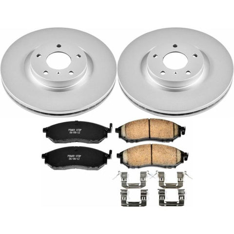 Power Stop 08-12 Infiniti EX35 Front Z17 Evolution Geomet Coated Brake Kit - CRK112