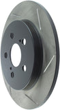 StopTech 09-11/14-15 Toyota Corolla / 10-15 Toyota Prius Rear Left Sport Slotted Rotor - 126.44165SL