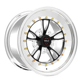 Weld Full Throttle 15x7 / 5x4.5 BP / 3.5in. BS Black Wheel - Polished Non Beadlock - 793B-57206