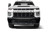 AVS 2020 Chevrolet Silverado 2500 Aeroskin Low Profile Hood Shield - Chrome - 622187