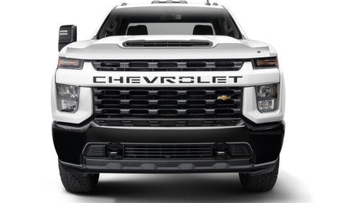 AVS 2020 Chevrolet Silverado 2500 Aeroskin Low Profile Hood Shield - Chrome - 622187