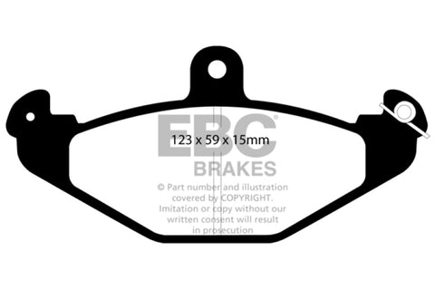 EBC 92-00 Dodge Viper 8.0 Bluestuff Rear Brake Pads - DP5885NDX
