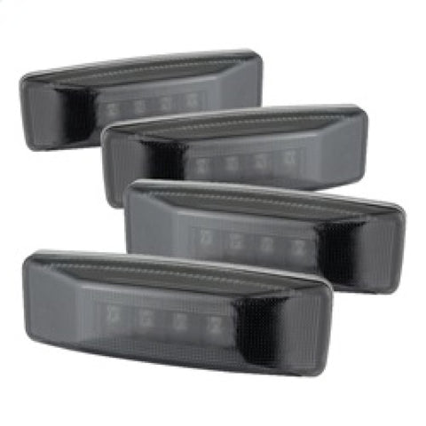 xTune Dodge Ram 94-02 Dually 2 Red LED+2 Amber LED Fender Lights 4pcs Smoke ACC-LED-DR94-FE-SM - 9924705