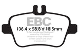 EBC 13+ Mercedes-Benz CLA250 2.0 Turbo Redstuff Rear Brake Pads - DP32157C