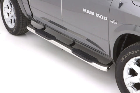 Lund 10-17 Dodge Ram 2500 Crew Cab 5in. Curved Oval SS Nerf Bars - Polished - 23785007