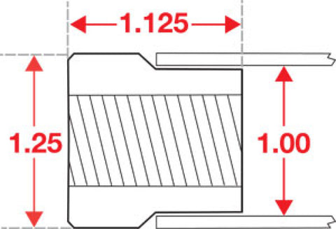 SPC Performance Weld In Bung LH Thread 3/4in x 16 - 15303