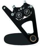 Performance Machine Front 4 Piston Caliper and Bracket - Contrast Cut - 1230-0017-BM