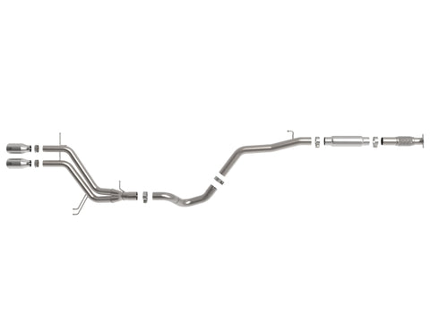aFe Takeda 2-1/2in to 3in SS-304 Cat-Back Exhaust w/ Polished Tips 13-17 Hyundai Veloster L4-1.6L - 49-37018-P