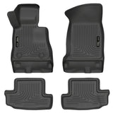 Husky Liners 16-17 Chevy Camaro WeatherBeater Front and Second Row Black Floor Liners - 99121