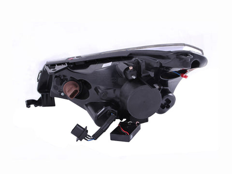 ANZO 2008-2011 Ford Focus Projector Headlights Black - 121272