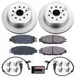 Power Stop 95-00 Lexus LS400 Rear Z17 Evolution Geomet Coated Brake Kit - CRK5061