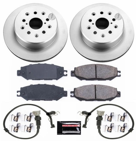 Power Stop 95-00 Lexus LS400 Rear Z17 Evolution Geomet Coated Brake Kit - CRK5061