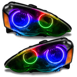 Oracle Acura RSX 02-04 Halo Kit - ColorSHIFT w/ Simple Controller - 2205-504