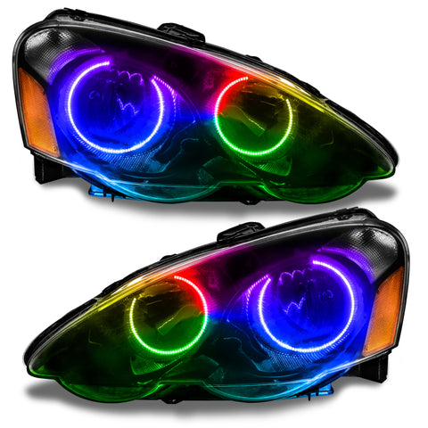 Oracle Acura RSX 02-04 Halo Kit - ColorSHIFT w/ Simple Controller - 2205-504