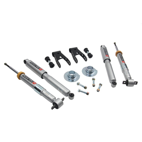Belltech 15-17 Ford F-150 +1in to -3in Front 2in Rear Lowering Kit - 1002SP