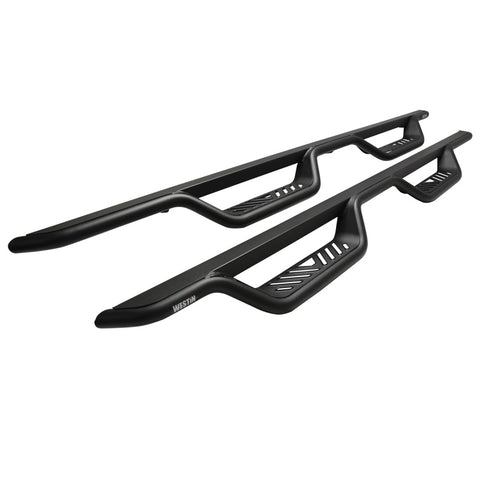 Westin 19-22 Ram 1500 Crew Cab (Excl. 19-22 Ram 1500 Classic) Outlaw Nerf Step Bars - Textured Black - 20-14085