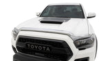 AVS 16-18 Toyota Tacoma High Profile Hood Shield - Chrome - 680681