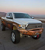 Road Armor 10-18 Ram 2500 Stealth Front Winch Bumper w/Pre-Runner Guard - Tex Blk - 408R4B