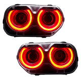 Oracle 15-23 Dodge Challenger LED Headlight Halo Kit - Red - 2268-003