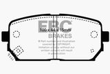 EBC 07-10 Kia Rondo 2.4 Yellowstuff Rear Brake Pads - DP41810R