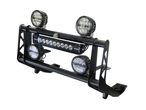 aFe 2024+ Toyota Land Cruiser (J250) L4 2.4L Terra Guard Bull Bar w/ RIGID Lights - 79-27021L